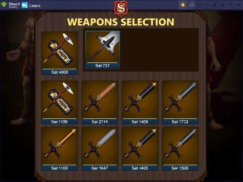 Traditional Indian Weapons in Supreme Gladiator Champion Supreme Gladiator Champion Weapon Selection